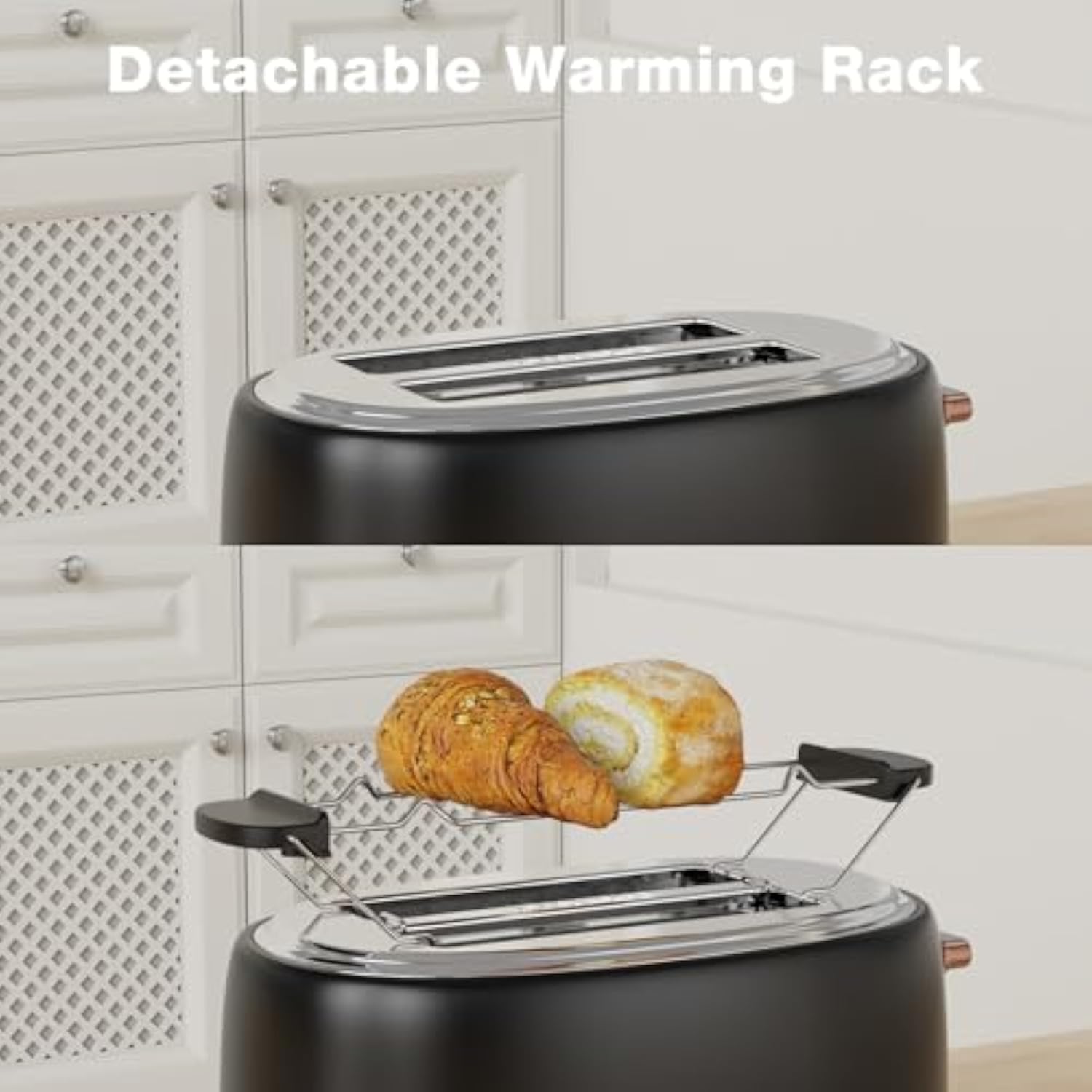 Evoloop Premium 2-Slice Stainless Steel Toaster with 6-Shade Browning Control