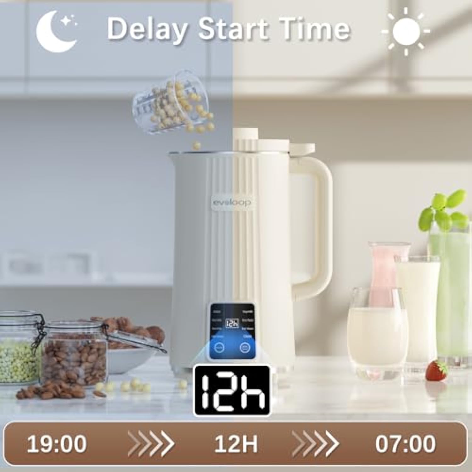 Evoloop 8 in 1 automatic nut milk maker🥛