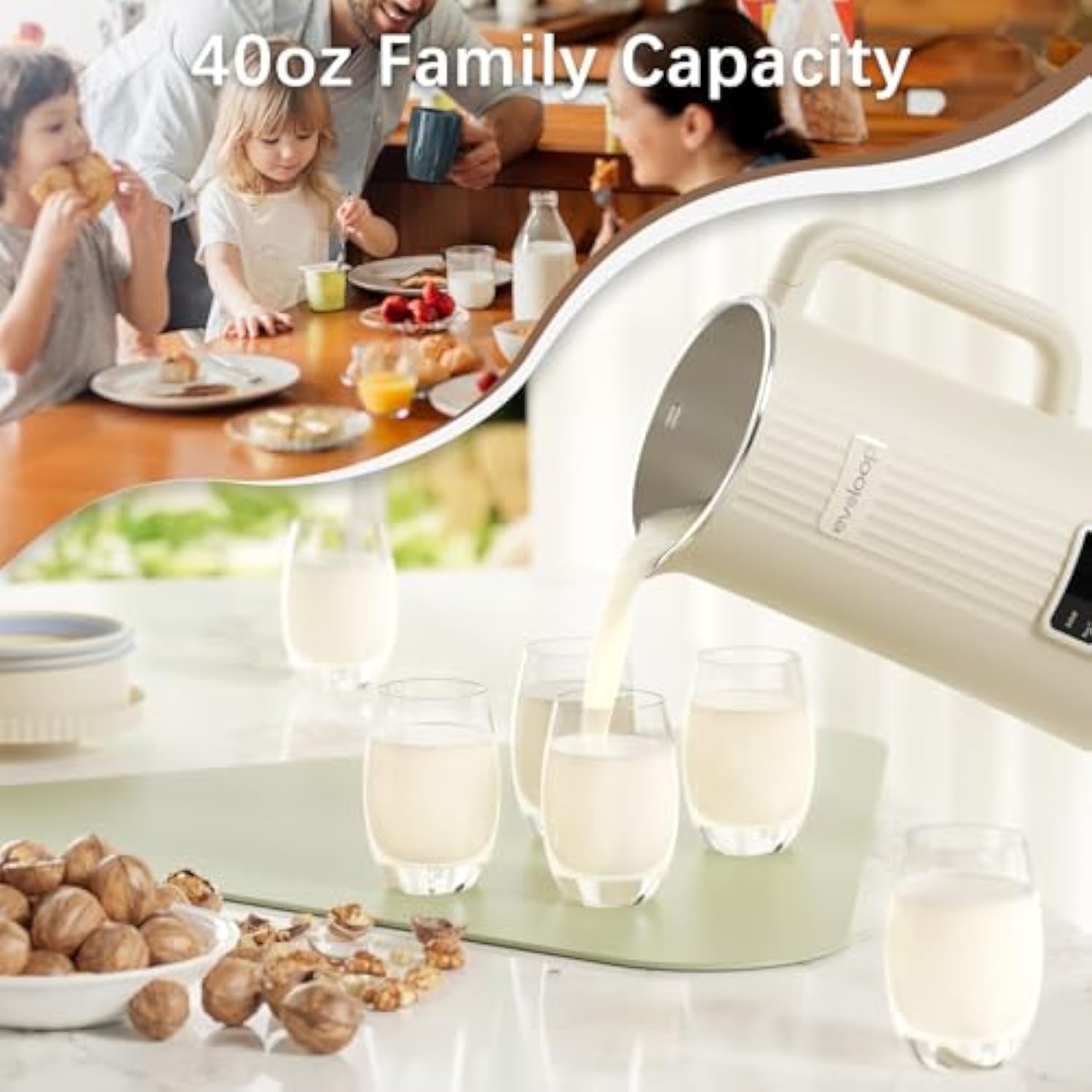 Evoloop 8 in 1 automatic nut milk maker🥛