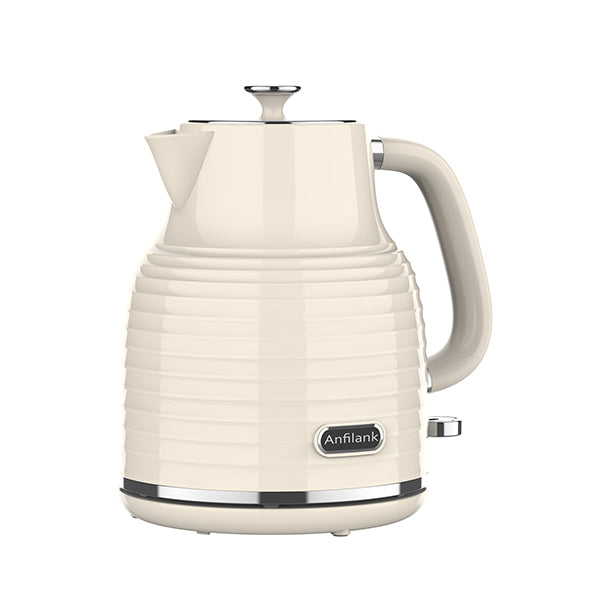 Anfilank 1.7L Cordless Electric Kettle, Plastic Tea Kettle with Water window And LED Light, Auto Shut-off, JK-153
